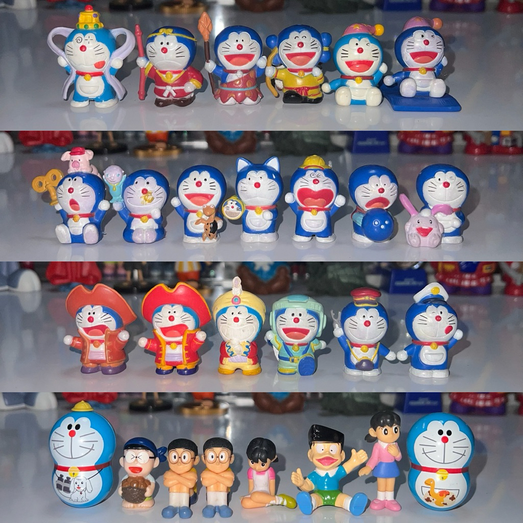 (พร้อมส่ง) รวมโมเดลโดราเอมอน โดเรม่อน Doraemon โมเดลยางตันจิ๋ว