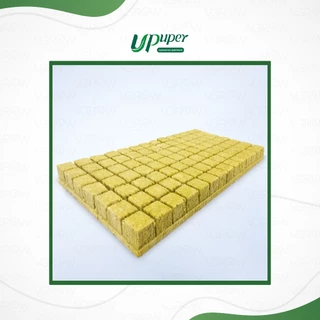 UPuper Rockwool plug sheet ร็อควูล ชีท สำหรับ เพาะชำ เพาะเมล็ด โคลนนิ่ง ชีทใยหินปลูกต้นไม้ 98 ชิ้น