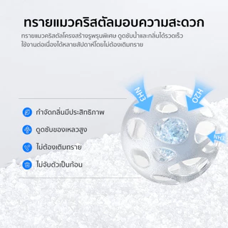 PETKIT Crystal Litter Set ชุดถาดทรายคริสตัลสำหรับห้องน้ำแมวอัตโนมัติ Purobot Crystal Duo (1 เซต = 4 ชุด)