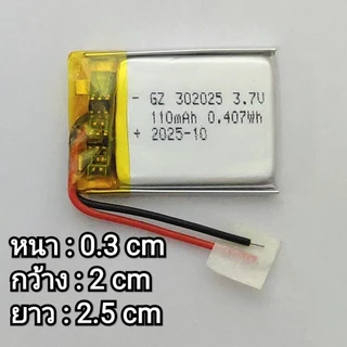 รวมขนาดแบตกล้องรหัส 301020 301030 301230 301525 301535 301730 302020 302025 302030 350926