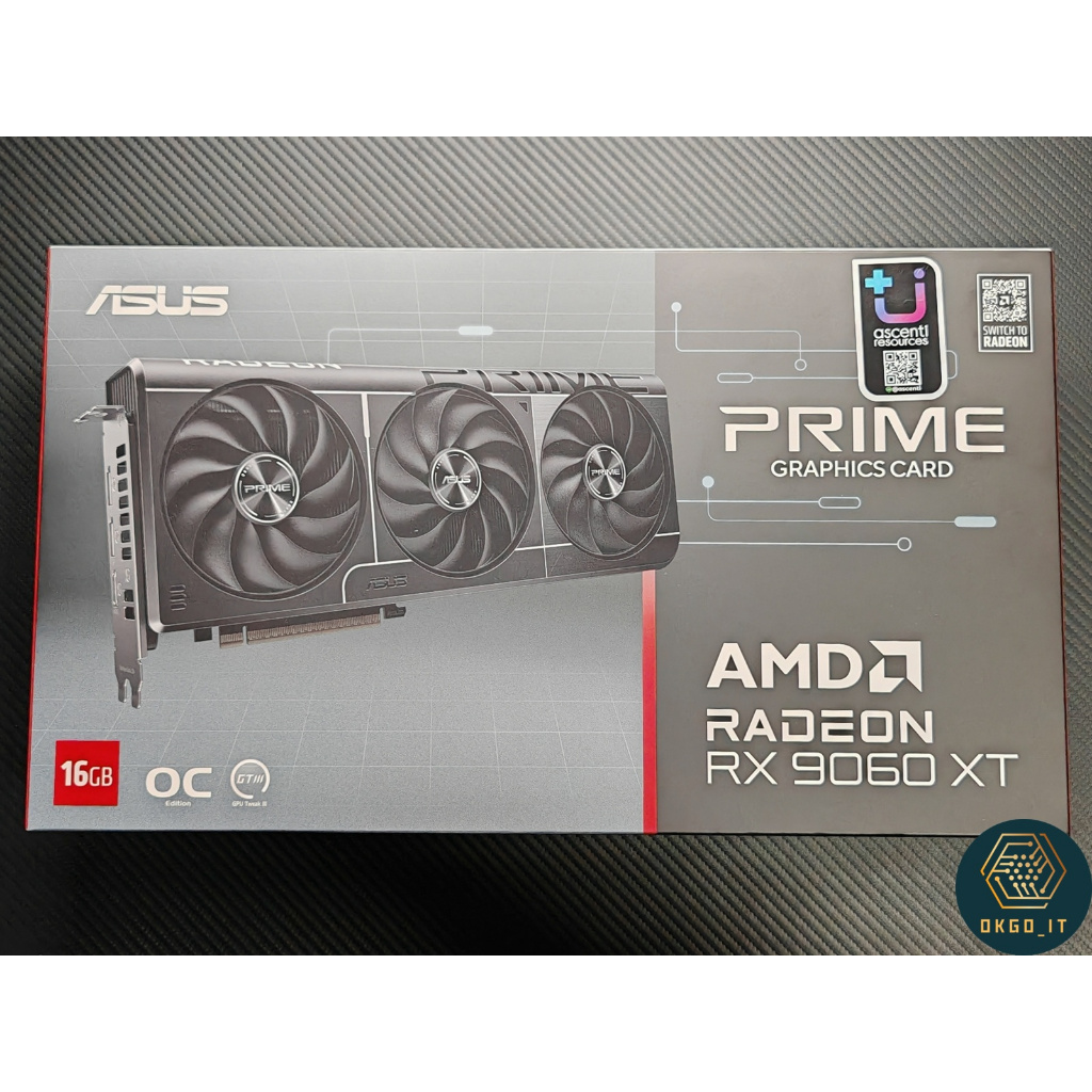 ASUS Prime Radeon RX 9060 XT 16GB GDDR6 OC Edition (มือสอง)