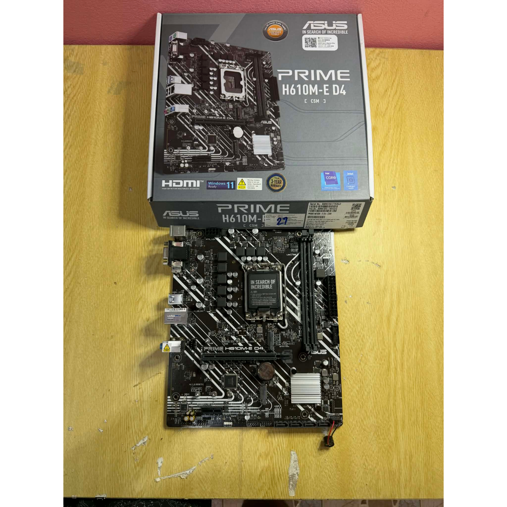 ขายMBมือสอง ASUS PRIME H610M-E DDR4 CSM LGA1700