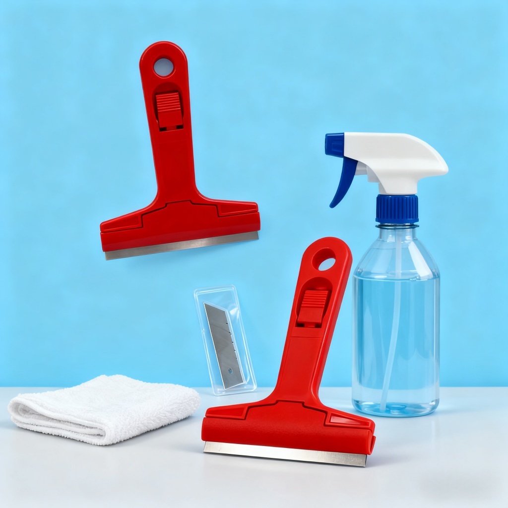 มีดทำความสะอาดอเนกประสงค์ สำหรับขูดยาแนว ขูดกาวติดกระจก และขูดสำหรับใช้ในครัวเรือน ทำให้การทำความสะอาดเป็นเรื่องง่ายและม - รูปที่ 5