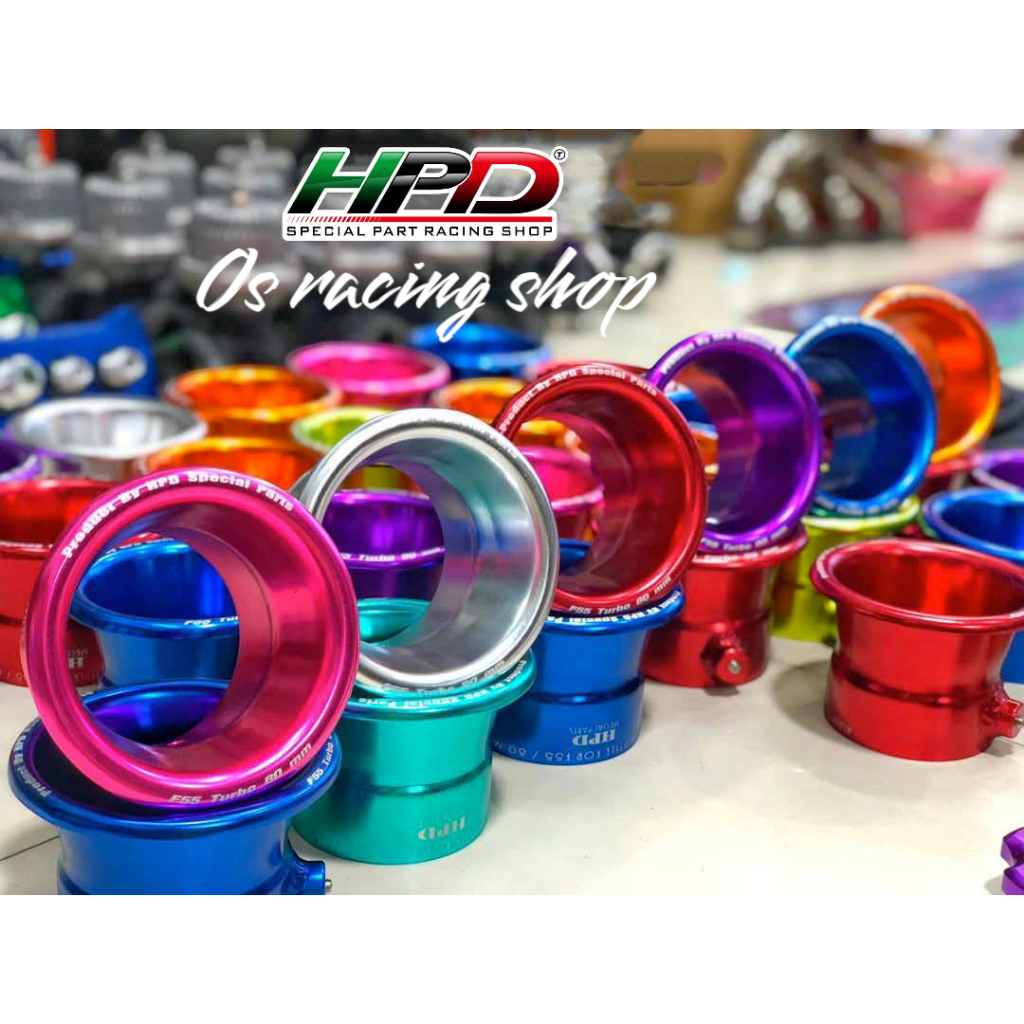 ปากแตรใส่เทอรโบF55 HPD ขนาด80มิล หรือ3.2นิ้ว (ถ้าเทอร์โบFLEX ต้องกลึงฝาหน้าออก) ชิ้นงานอลูมิเนียมสวย