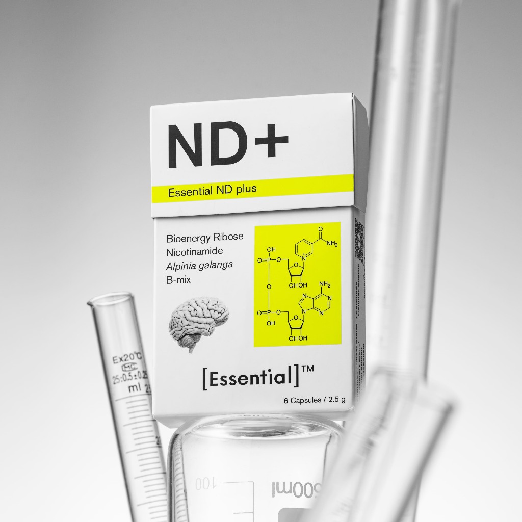Essential ND+ อาหารเสริมเพื่อสุขภาพแบบองค์รวม แบบแผง 6 แคปซูล