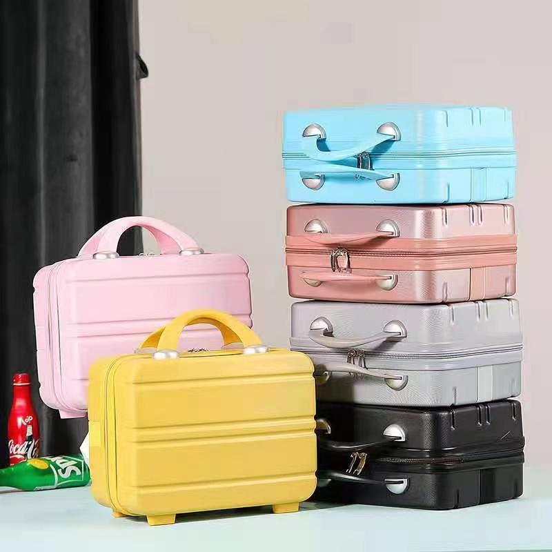 BAG Defect กระเป๋าเดินทาง (มีดำหนิ) กระเป๋าเครื่องสําอาง ขนาดเล็ก 14 นิ้ว สําหรับผู้หญิง