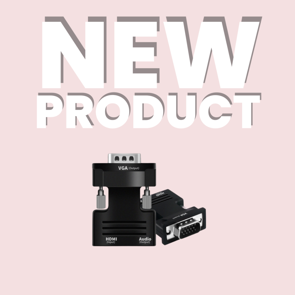 Hdmi-อะแดปเตอร์ Female To Vga Male พร้อมสายเคเบิ้ลเสียงรองรับ 1080P