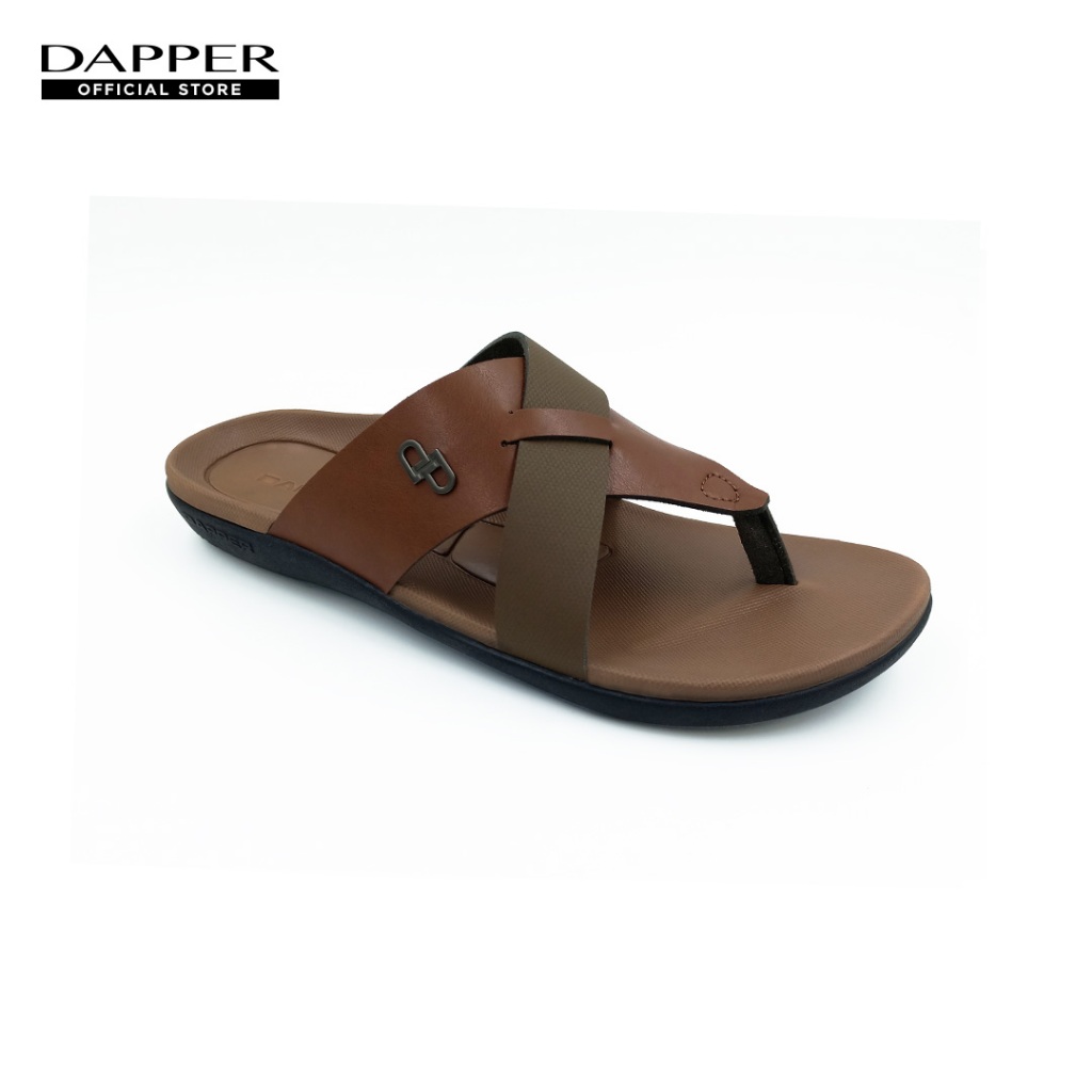 DAPPER รองเท้าแตะ แบบหูหนีบ DP Iconic Thong Sandals สีน้ำตาล (HSK/BR/2102ST)