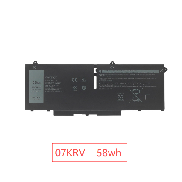 สำหรับ Dell Latitude 7330 14 7430 15 7530 P135G 07KRV แบตเตอรี่แล็ปท็อป