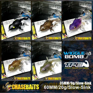CHASEBAITS WIGGLE BOMB 35mm 60 mm ลูกอ๊อด TPE   *** จมช้า แก…