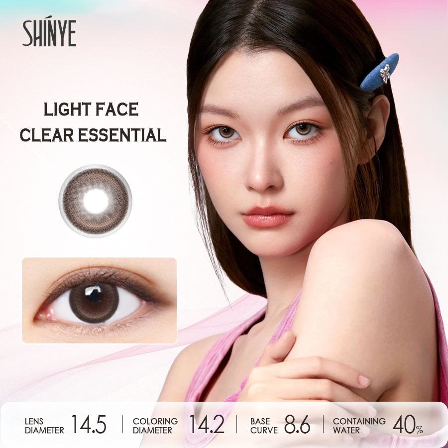 [ขายดี] SHINYE Contact Lens :（Contact Lens Si)14.5มม คอนแทคเลนส์รายเดือน คอนแทคเลนส์สีแบบใช้ 6 เดือน Pink