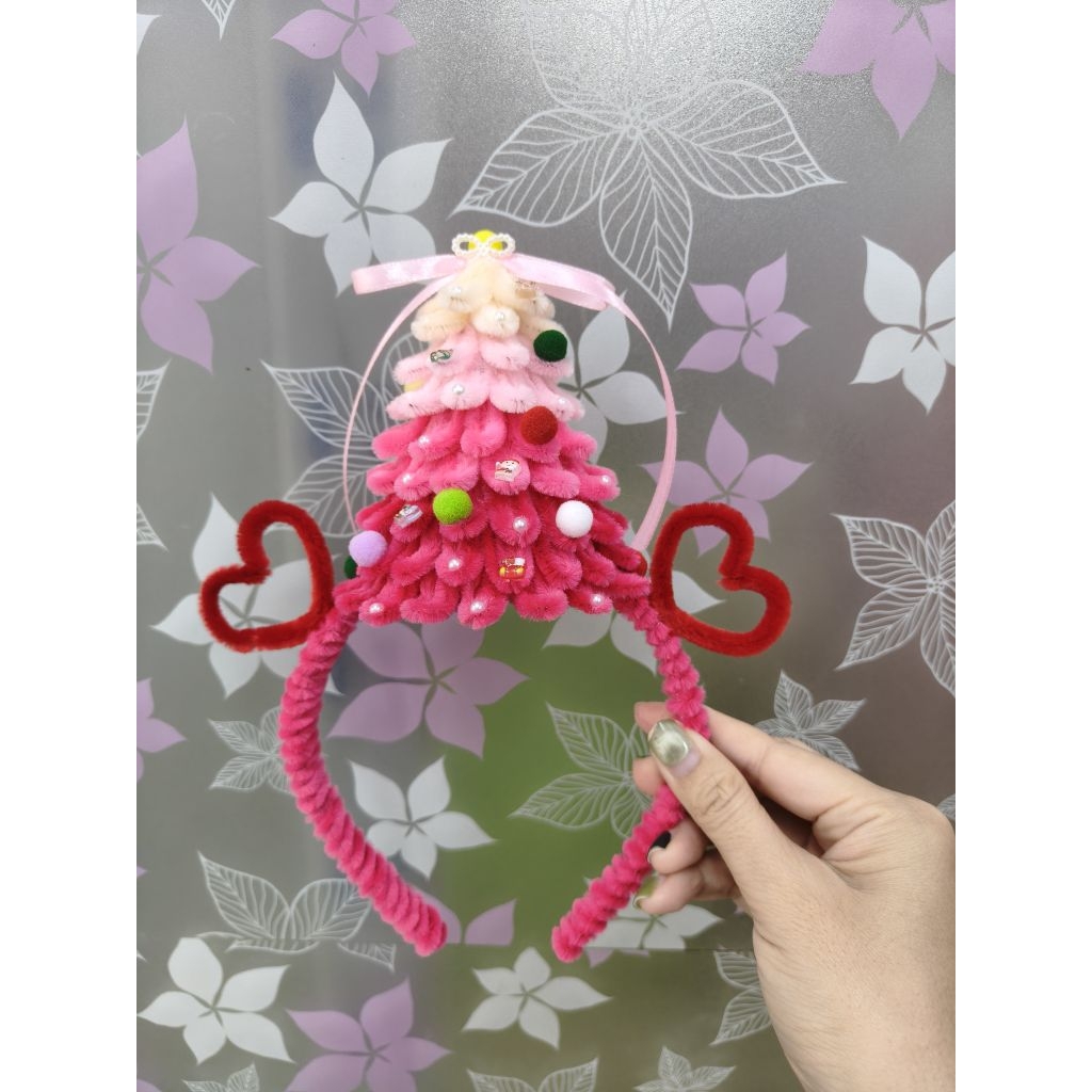 ที่คาดผมคริสมาสต์  ลวดกำมะหยี่ - รูปที่ 4