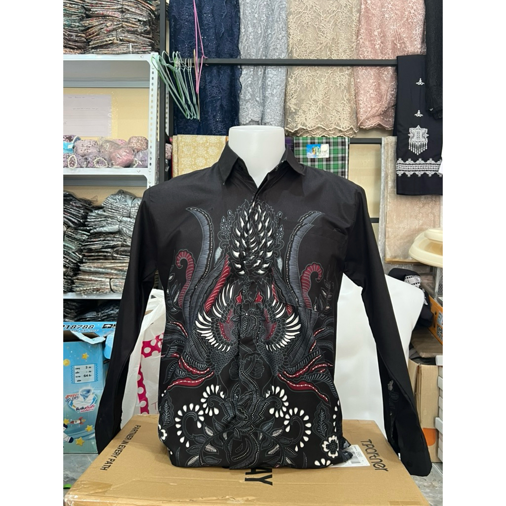 เสื้อบาติก แขนยาว นำเข้าจากอินโด