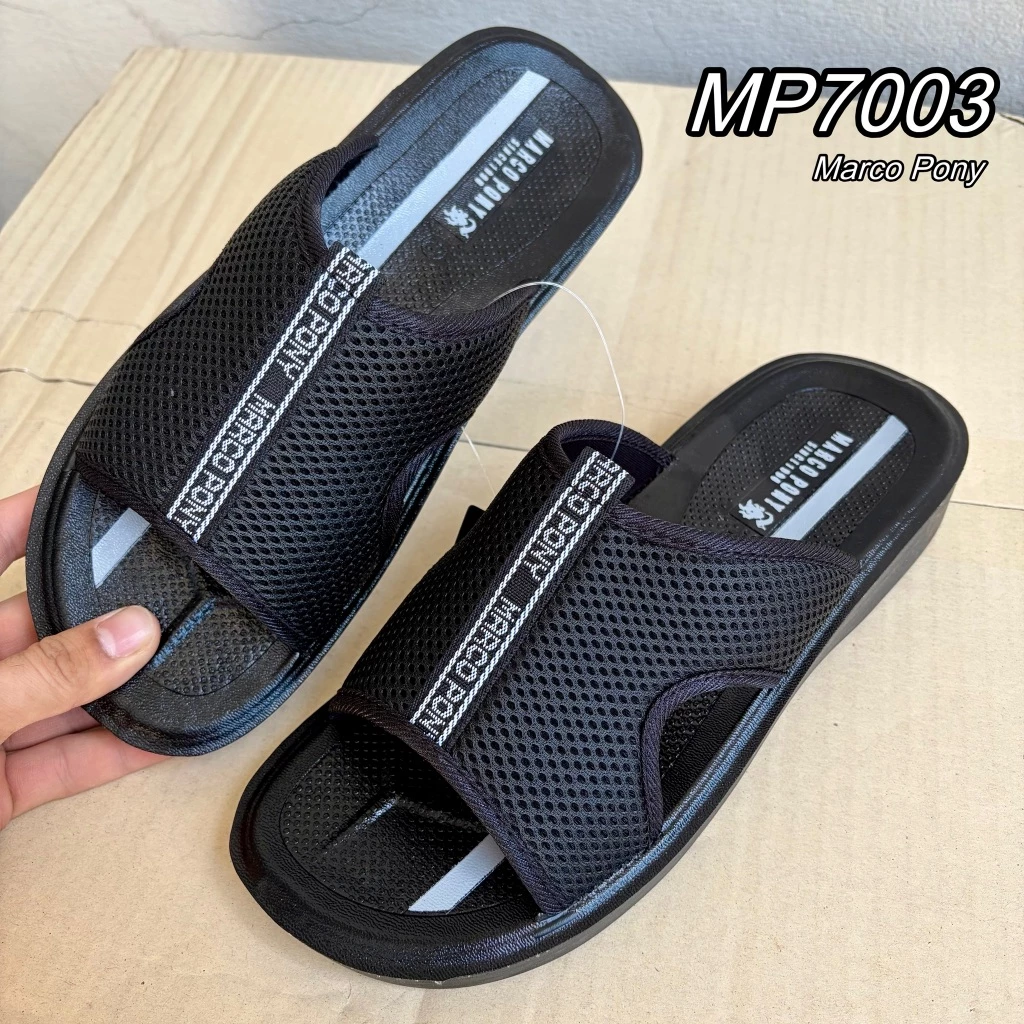 รองเท้าแตะ PU หน้าผ้า Marco Pony รุ่น MP7003ไซส์ 39-44 พร้อมส่ง!!