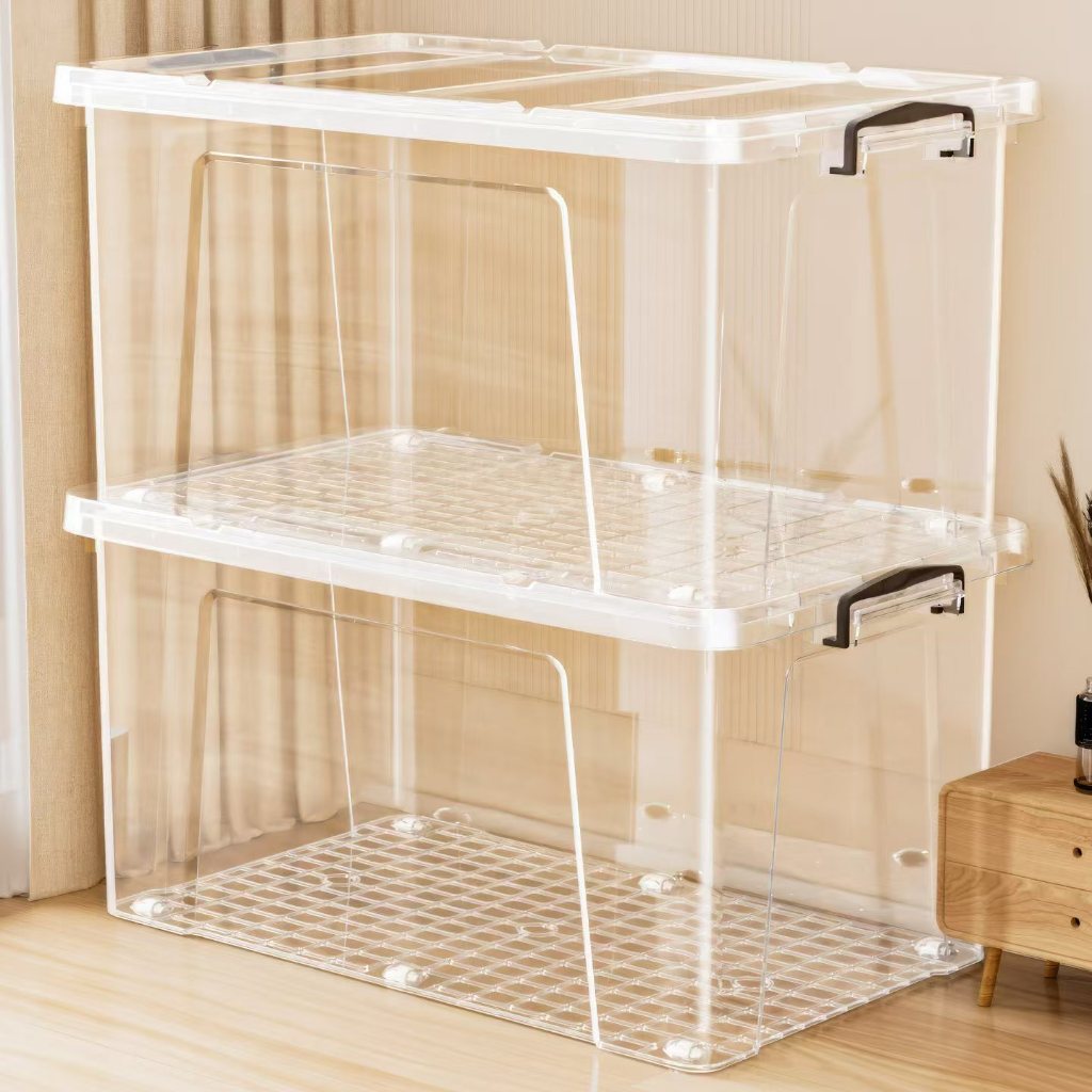 กล่องเก็บของ กล่องพลาสติก ลิตร มีล้อ 160/230/310/410L ลังพลาสติก แบบอเนกประสงค์