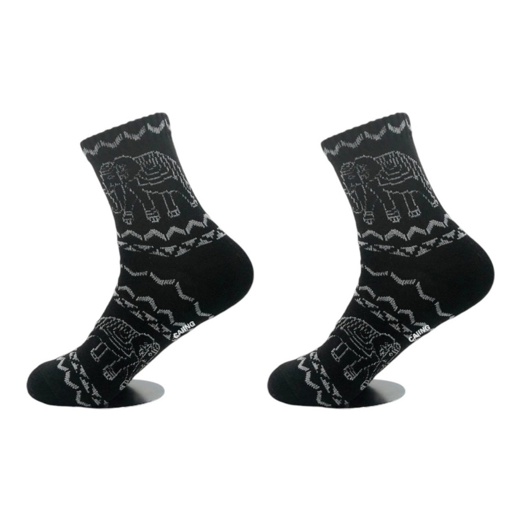 ถุงเท้า ลายช้าง ยกแพ็ค 12 คู่ คละลาย มีแบบ 4 คู่ให้เลือก ใส่ได้ทุกโอกาส🔥ส่งจากไทย - รูปที่ 4