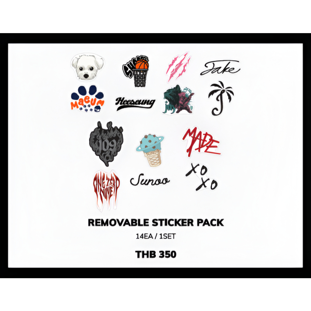 [Pre-oder] Artist -Made Collection BY ENHYPEN in Bangkok_REMOVABLE STICKER PACK