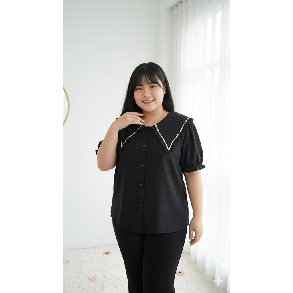 JIRA🐳|เสื้อคอปกผ้าไหมอิตาลี่ กระดุมหน้า อกหน้าผ้า 50 นิ้ว วงเเขน 26 นิ้ว ความยาว 25 นิ้ว