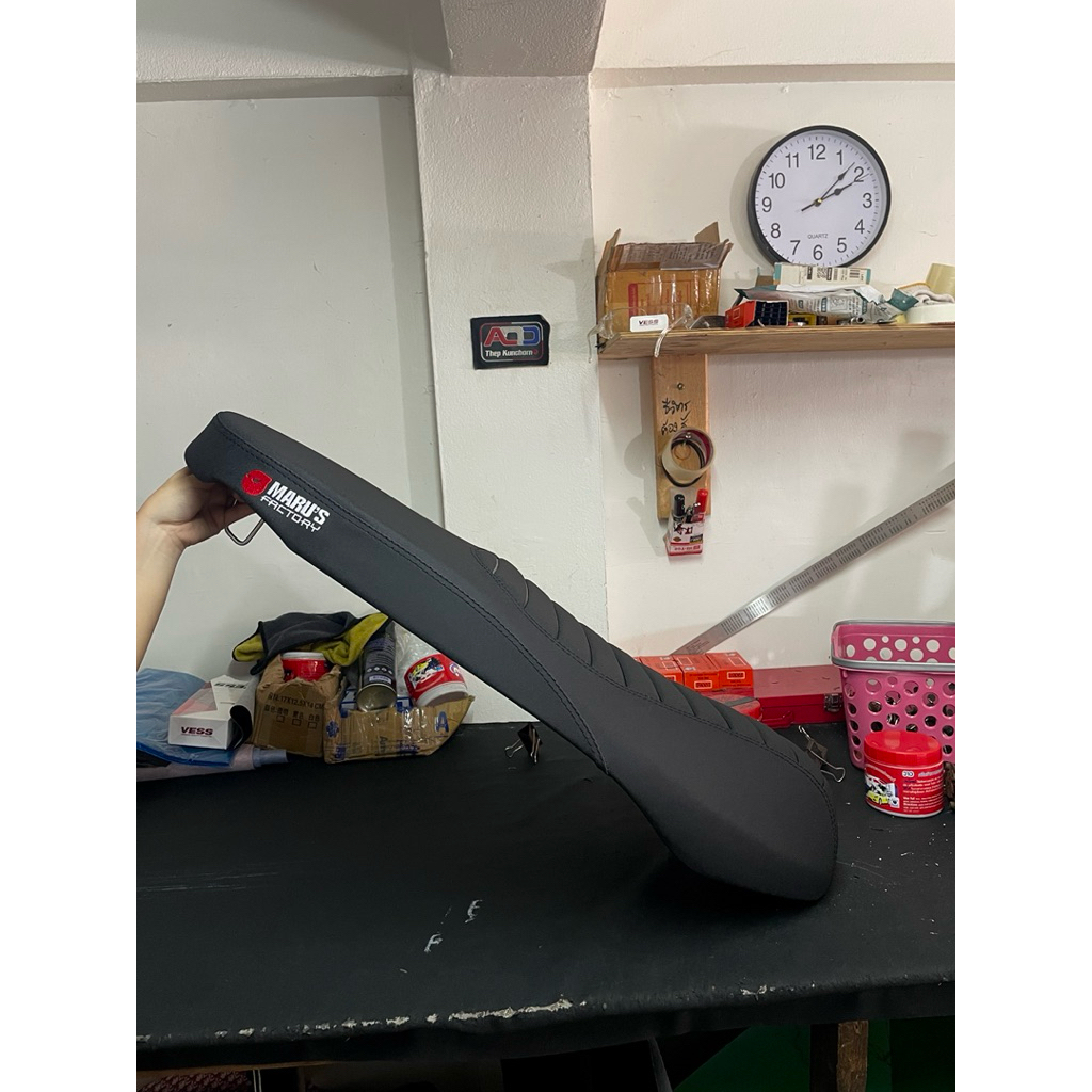 เบาะแกรนด์ฟีลาโน่ ทรงเวสป้า ปี 2018-2025 ทรงสวยนั่งนุ่มๆ พร้อมใส่ ต่ำกว่าเบาะเดิม สำหรับคนขาไม่ถึง