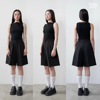 BEMYCHIC กางเกงขาสั้นสามส่วน เอวสูงรุ่น JOHNY SHORTS