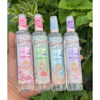 Eversense X D-nee Body Mist ขนาด 100 ml. และ 25ml. Collab with D-nee Lovely Sky Blue / Pink / Alone / Sweet Heart