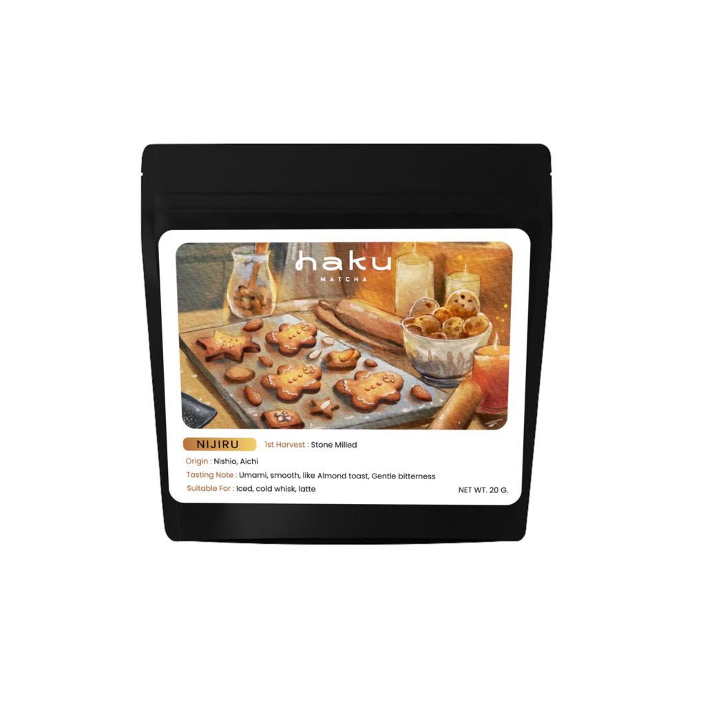 HAKU MATCHA NIJIRU NISHIO ขนาด20g.