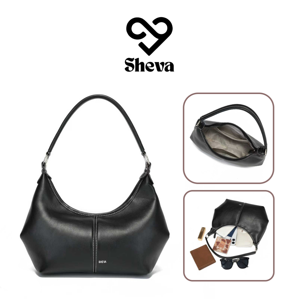 กระเป๋าสะพายข้างสตรี Sheva รุ่น Croissant ใช้ได้หลายโอกาส จุของได้เยอะ - รูปที่ 5