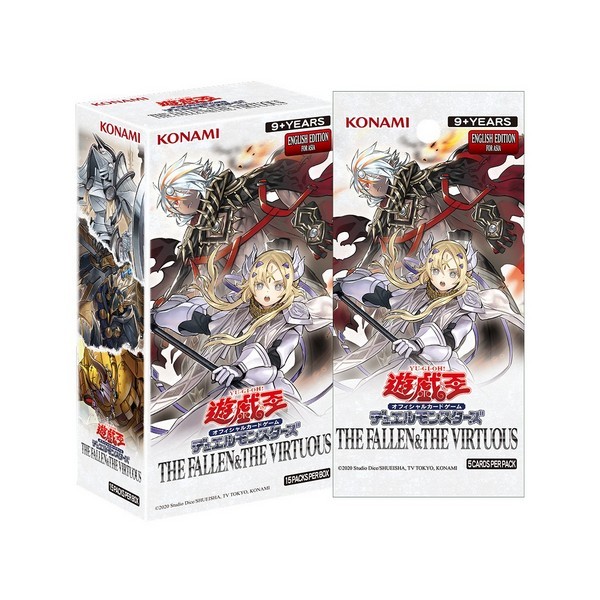 Konami Yu-Gi-Oh! Asia English The Fallen & The Virtuous (TFTV-AE) แบบกล่อง (15 ซอง) 4988602179224 (การ์ดยูกิ)