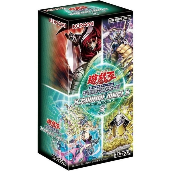 Konami Yu-Gi-Oh! Duel Monsters Terminal World 3 (TW03-JP) แบบกล่อง (15 ซอง) 4988602179187 (การ์ดยูกิ)