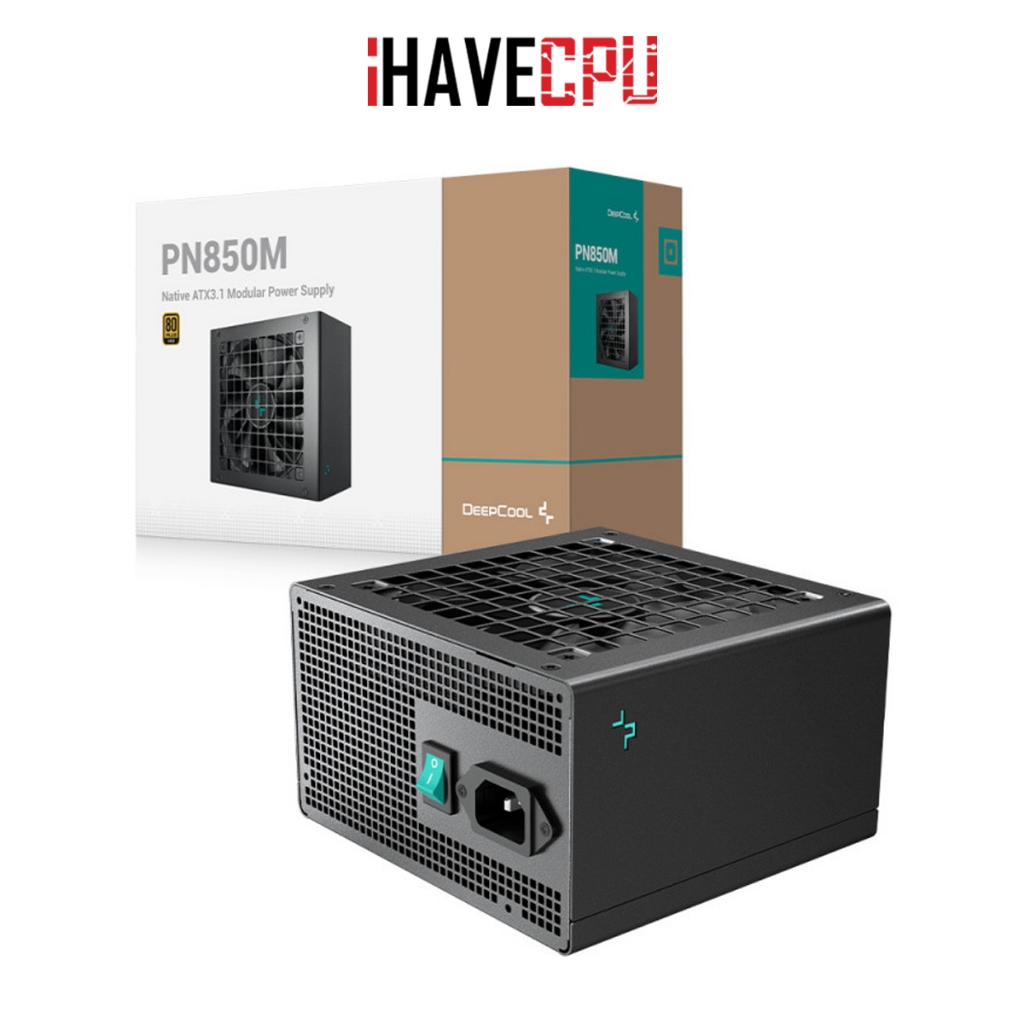 อุปกรณ์จ่ายไฟ (psu) iHAVECPU DEEPCOOL PN850M 850W (80+ GOLD)(R-PN850M-FC0B-JGUS)