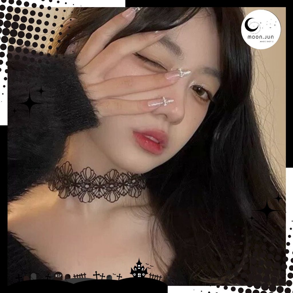 🔮 โชคเกอร์ สร้อยคอ เครื่องประดับแฟชั่นผู้หญิง 🔮 A-122 พร้อมส่งจากไทย
