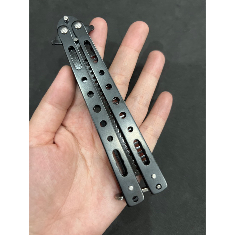 balisong บาลิซอง หวี หวีผม หวีช่างตัดผม ที่เปิดขวด สแตนเลส ดำ เงิน รุ้ง BF15 BF16 BF98 - รูปที่ 6