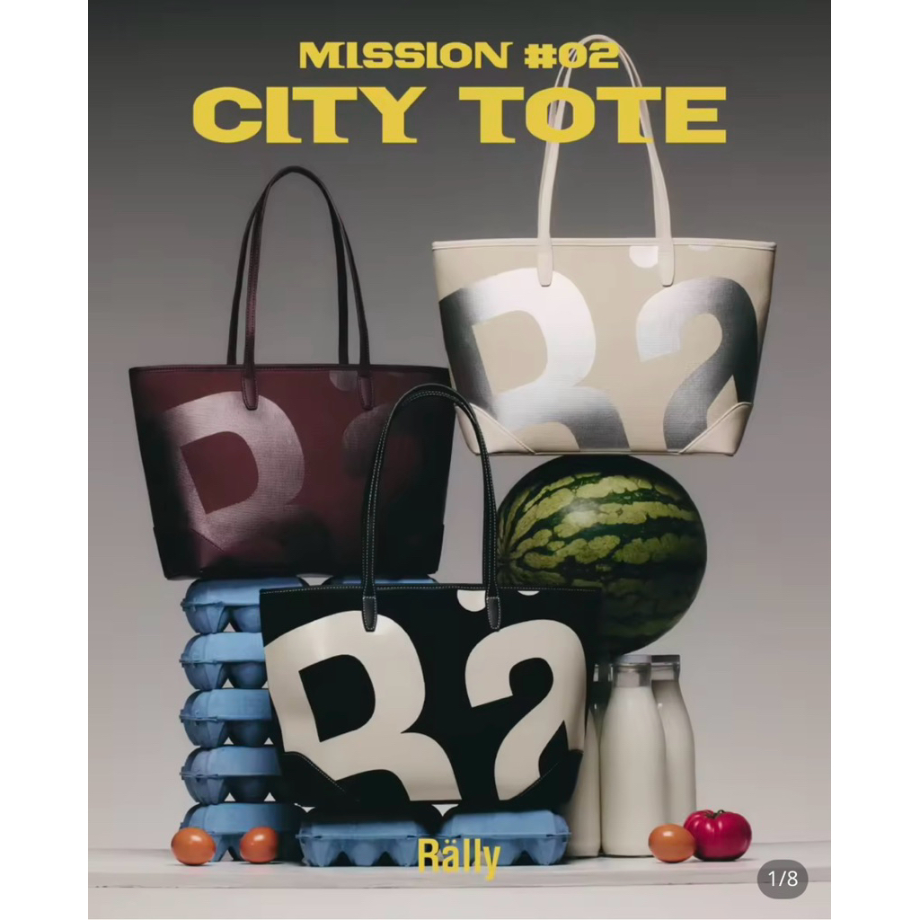 (พร้อมส่งของแท้จากแบรน💯)🚨RallyCityTote🖤🤍❤️