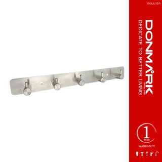 DONMARK ขอแขวนอเนกประสงค์สแตนเลส 3 และ 5 ขอ แบบเจาะยึด รุ่น A-03SS