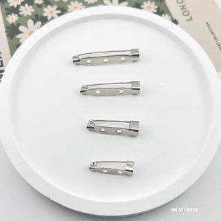 (พร้อมส่ง) เข็มกลัด DIY เข็มกลัดฐานแบน 50 ชิ้น
