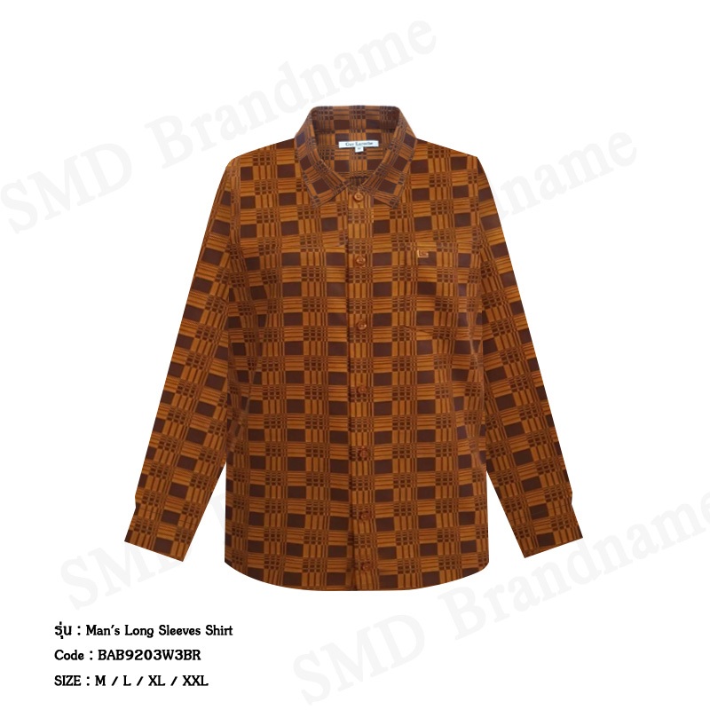 Guy Laroche เสื้อเชิ้ตแขนยาวผู้ชาย รุ่น Man's Long Sleeves Shirt Code: BAB9203W3BR