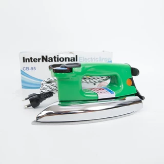 เตารีดแห้ง InterNational และ เนชั่นแนล CB-95 รุ่นคลาสสิก หนักแน่น รีดเรียบ ทนทาน