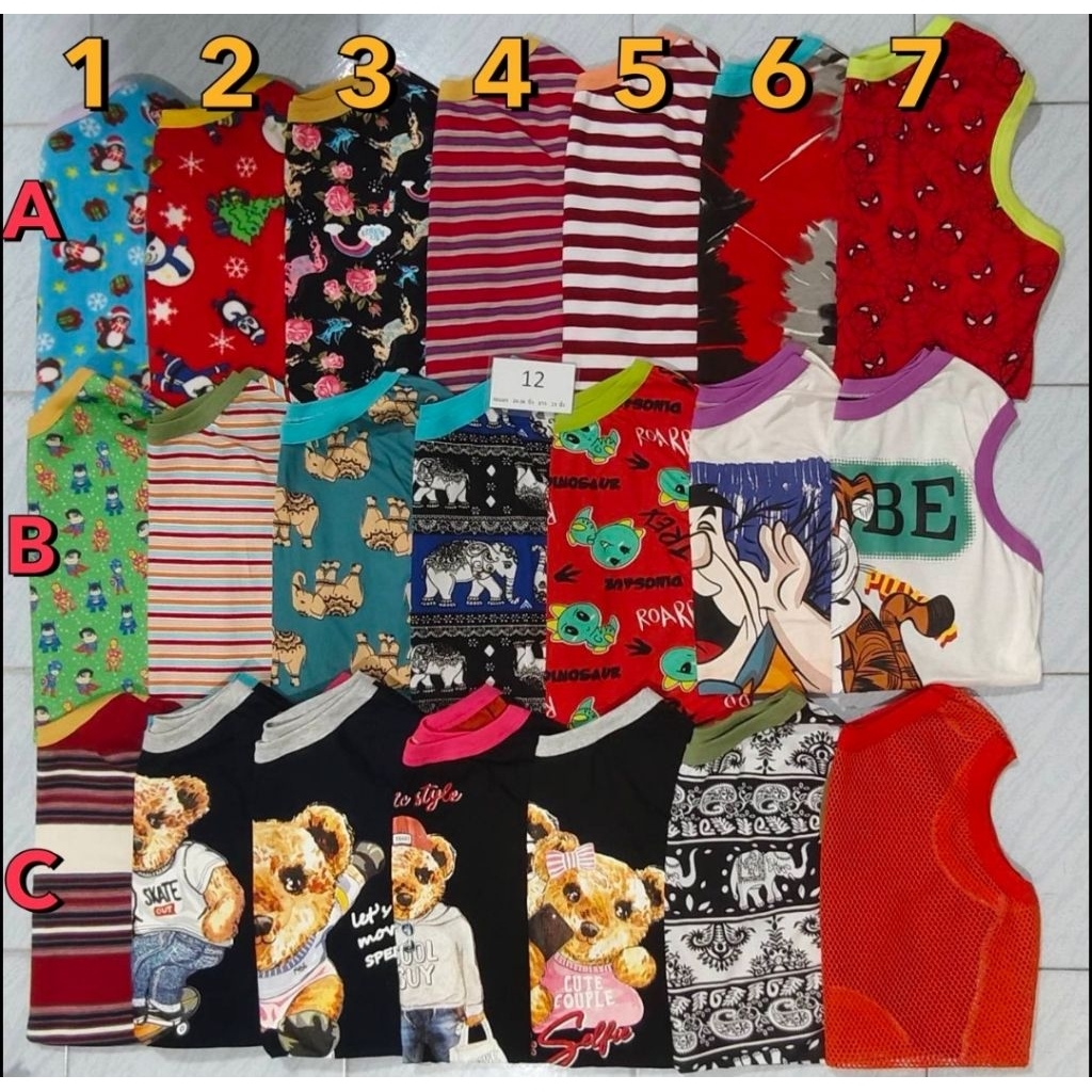 เสื้อ​ผ้า​สัตว์​เลี้ยง​ น้องหมาพันธุ์ใหญ่​ เบอร์​ 12