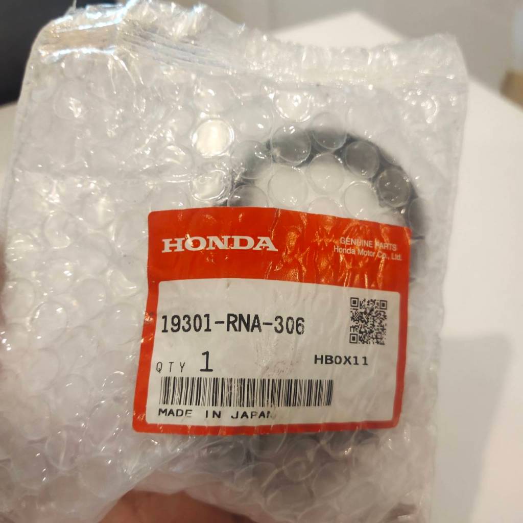 วาล์วน้ำ/เทอร์โมสตัท Honda แท้ (Genuine Part) รหัส 19301-RNA-306 พร้อมปะเก็น เปิด 82°C สำหรับ Honda 