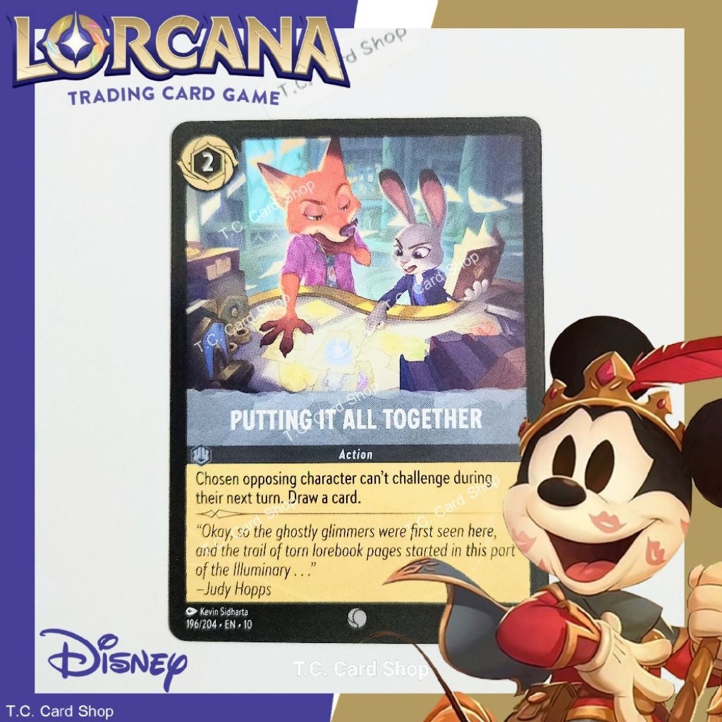 Putting It All Together EN10 196/204 C - Disney Lorcana (ดิสนีย์ ลอร์คาน่า) (Whispers in the Well)