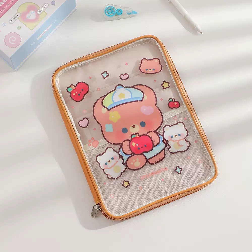 พร้อมส่งกระเป๋าใส่แท็บเล็ต ปก PVC มีซิป ลายการ์ตูน TB03 รูปที่ 8