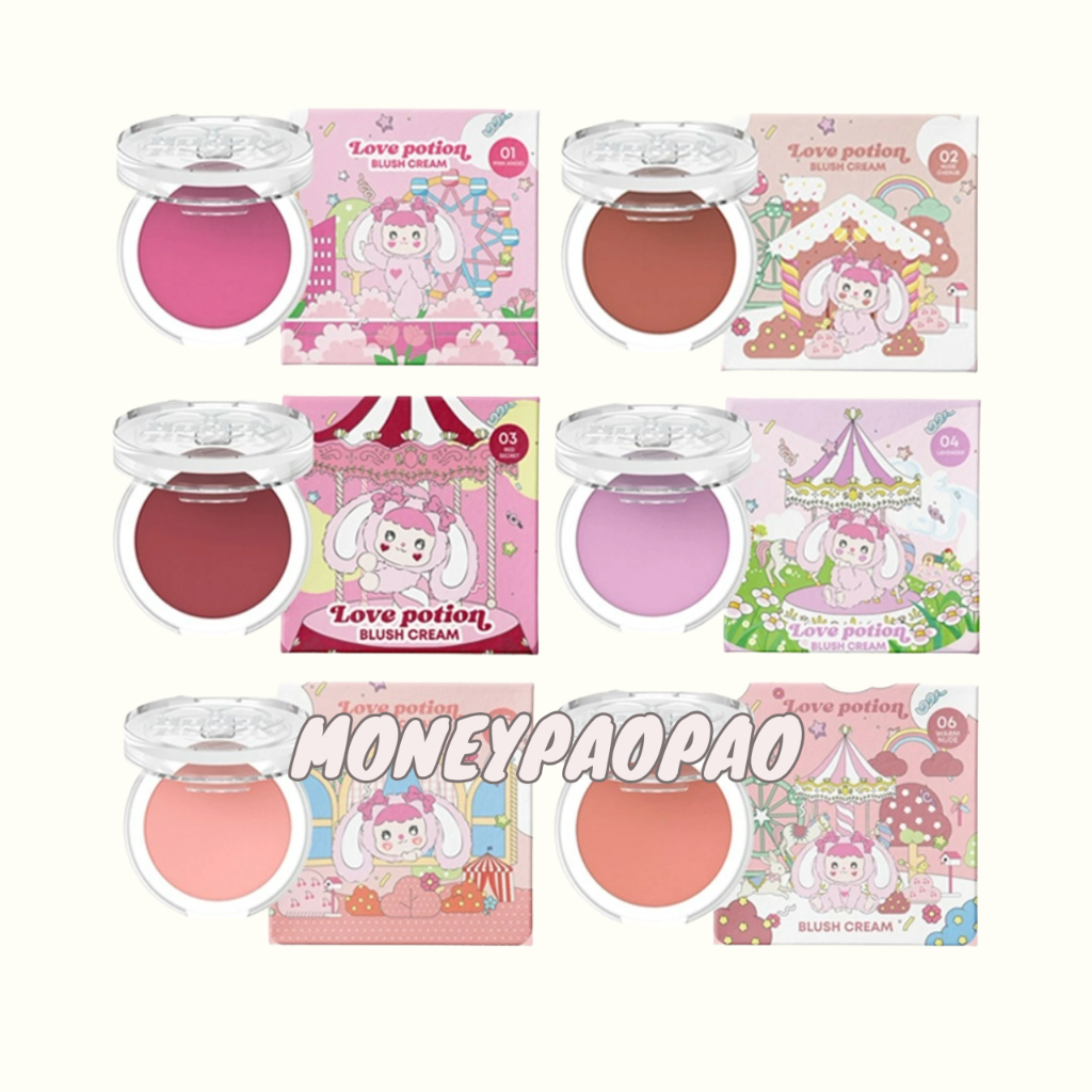 LOVE POTION Buddy Blush Cream เลิฟ โพชั่น บลัช ครีม 4.5 กรัม