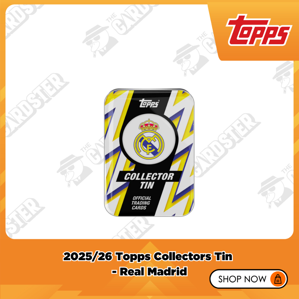 [พร้อมส่ง] 2025/26 Topps Collectors Tin  - Real Madrid ห้ามพลาด !!