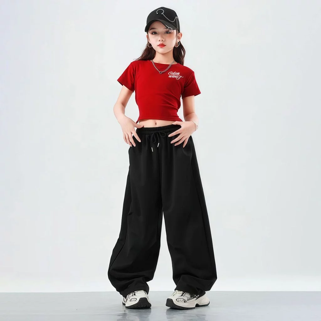 Beryl kids ชุดเซ็ทเด็กผู้หญิง ชุดเต้นแจ๊ส แฟชั่นสตรีทสไตล์เกาหลี thumbnail 10