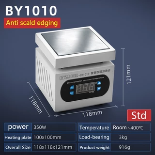 【NEW】แผ่นทําความร้อนไฟฟ้า อลูมิเนียม 0-400℃ บอร์ดวงจรพิมพ์ หน้าจอ LCD สําหรับซ่อมแซมโทรศัพท์มือถือ BGA PTC Heating Plate