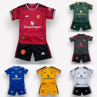 ชุดกีฬาเด็ก เสื้อพร้อมกางเกง  ชุดเด็กชายหญิง เสื้อฟุตบอลเด็ก ชุดบาสเด็ก