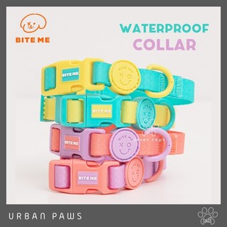 ปลอกคอกันน้ำ Bite Me XO Waterproof Collar สำหรับสัตว์เลี้ยง สวมใส่สบายพร้อมสัมผัสที่นุ่มนวล จากเกาหลี 🇰🇷