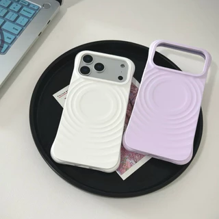Ripple เคสกันกระแทก ชาร์จได้ ดีไซส์สวยหรู for iPhone17/pro/max 16/pro/max 15/pro/max 14/pro/max 13/pro/max 11 17air
