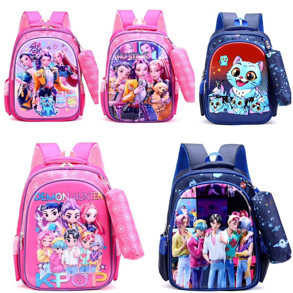 กระเป๋าเป้3D14นิ้ว กระเป๋าสะพายใส่กระดาษA4ได้ สินค้าในไทยพร้อมส่ง