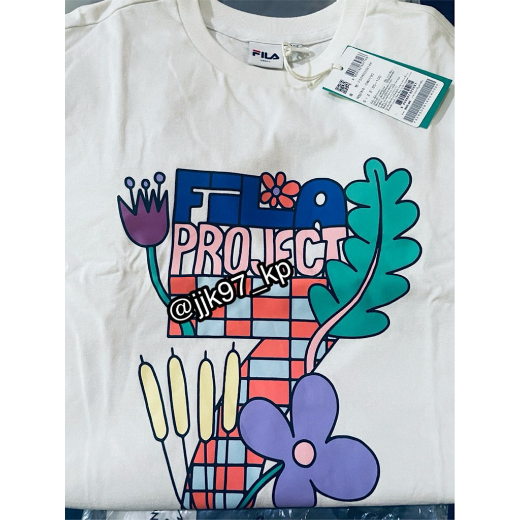เสื้อยืด Fila x Project 7 รุ่นน้องจองกุก